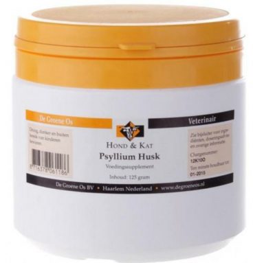 Psyllium Husk Hond/Kat 125 gr