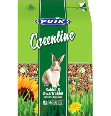 6x Puik Greenline Konijn&Dwergkonijn Sensitive 1