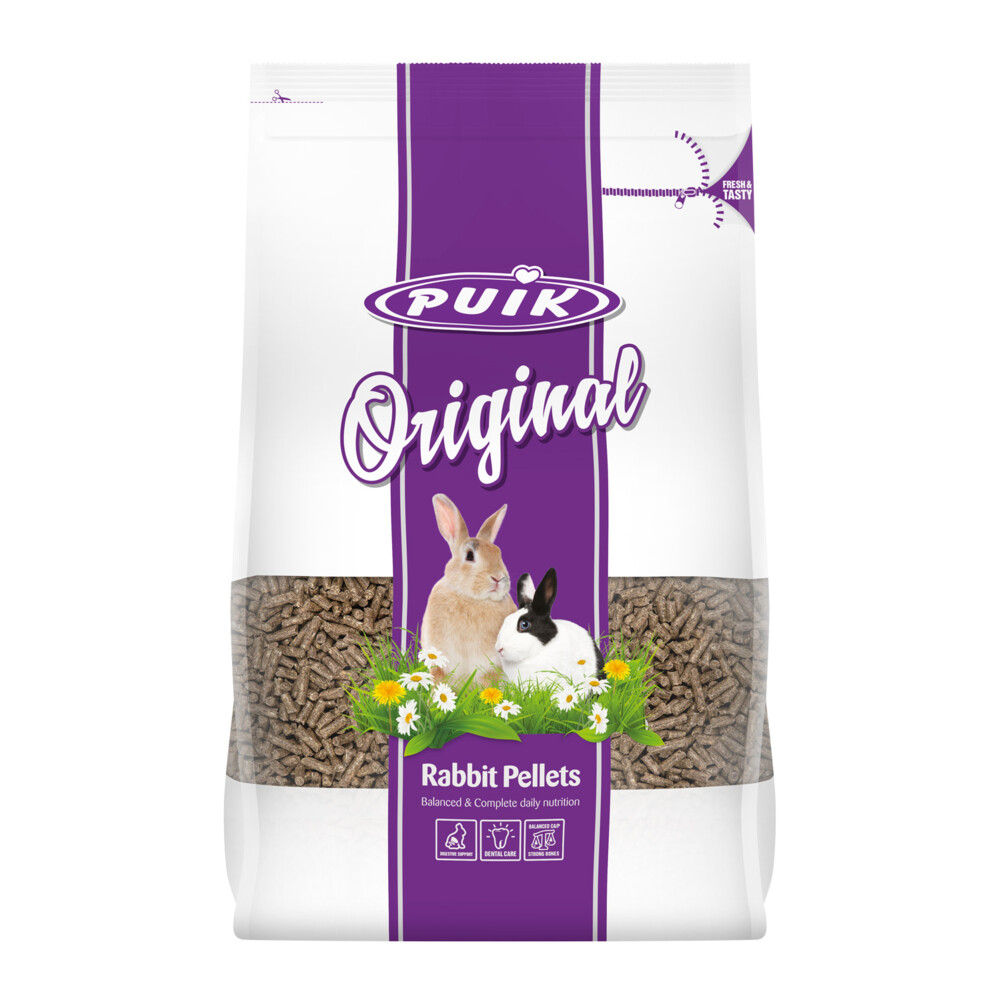 6x Puik Original Konijn Korrel 2 kg