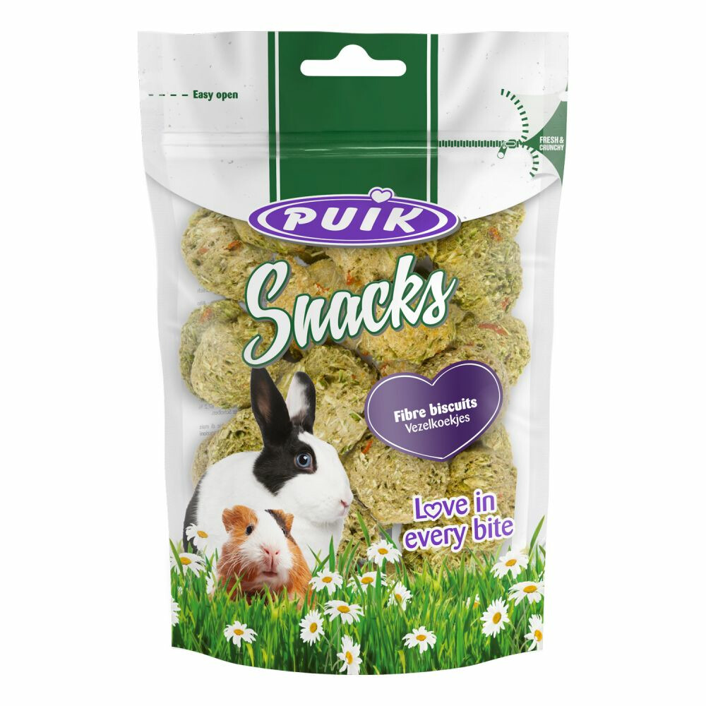 8x Puik Snacks Vezelkoekjes 140 gr