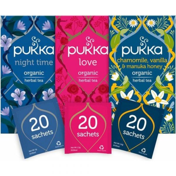 3x Pukka Thee Bundel Relax 3 stuks