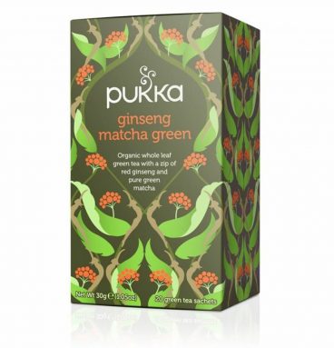 4x Pukka Thee Ginseng Matcha Green 20 stuks