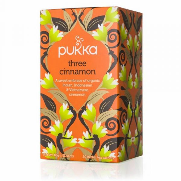 3x Pukka Thee Three Cinnamon 20 stuks