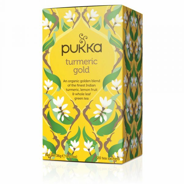 4x Pukka Thee Turmeric Gold 20 stuks