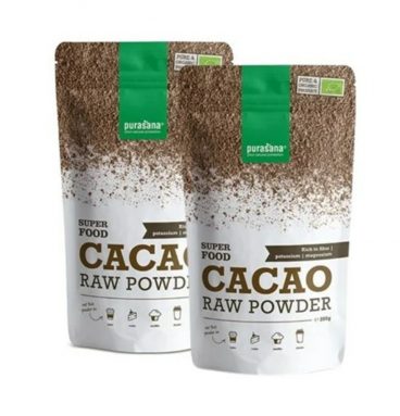 Purasana Cacao Poeder Bio Duo 2 stuks 2x 200 gr