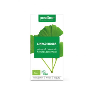 Purasana Ginkgo Biloba Bio 70 Capsules