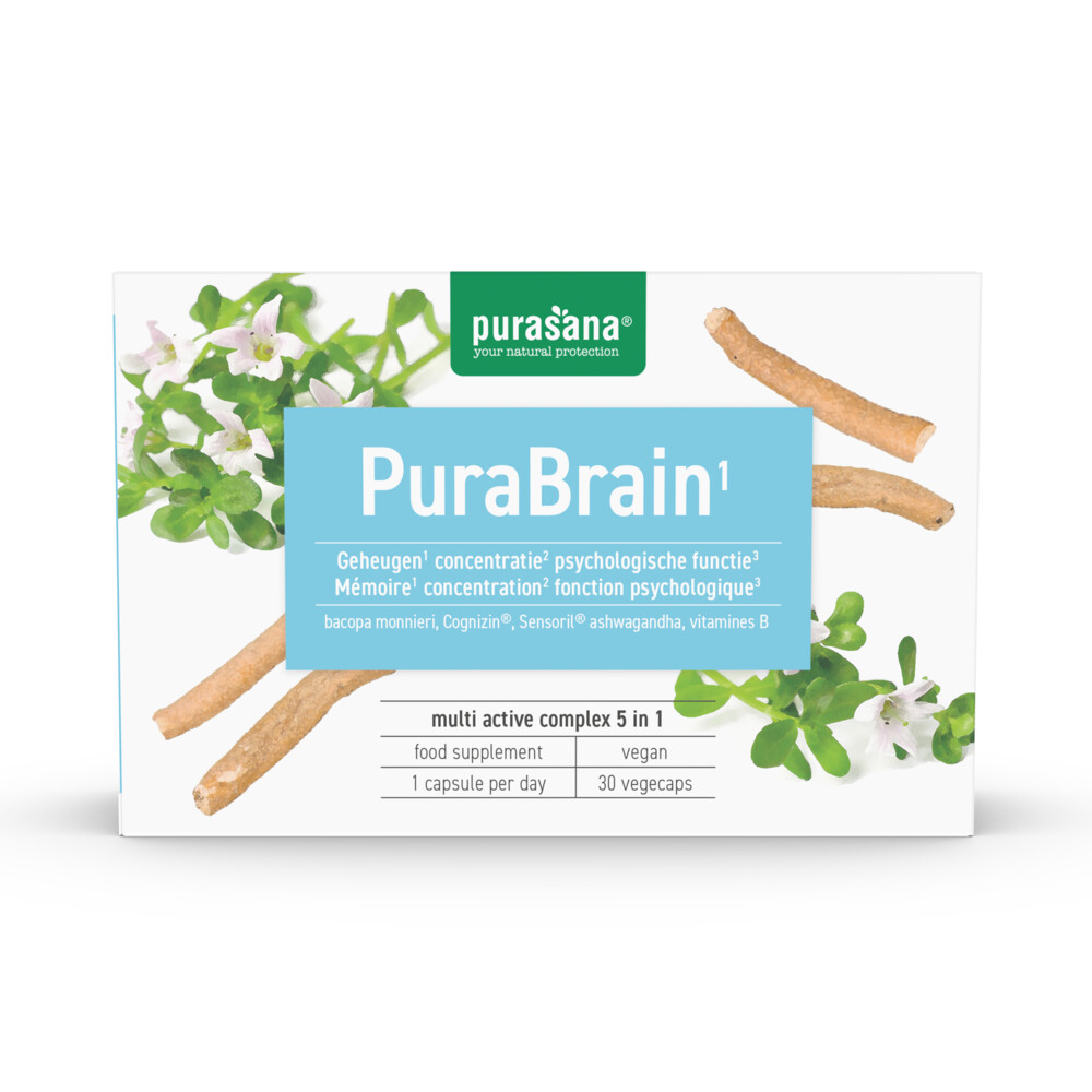 3x Purasana PuraBrain 30 capsules