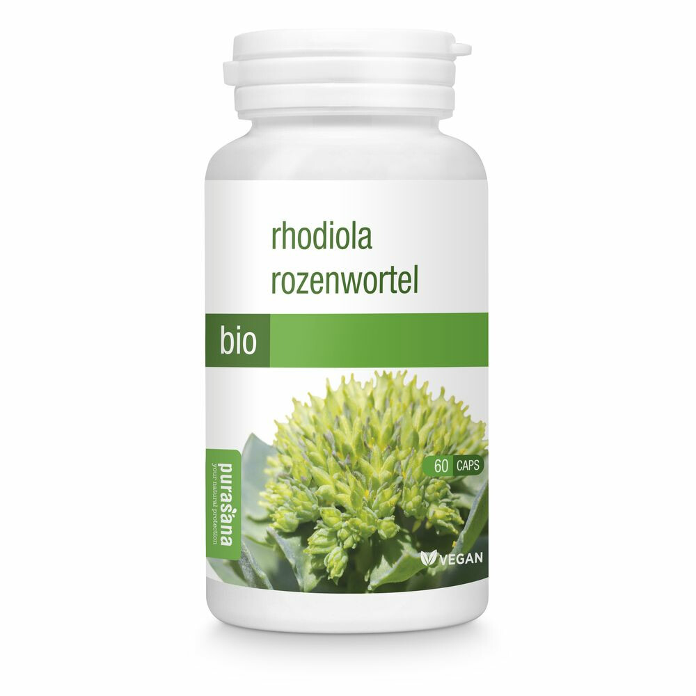 Purasana Rhodiola Rozenwortel Bio 60 capsules