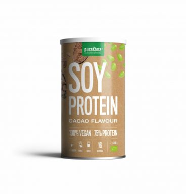 6x Purasana Vegan Soja Proteine cacao BIO 400 gr