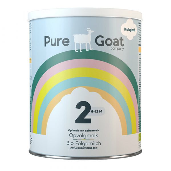 2x Pure Goat Geitenmelk 2 Opvolgmelk 800 gr