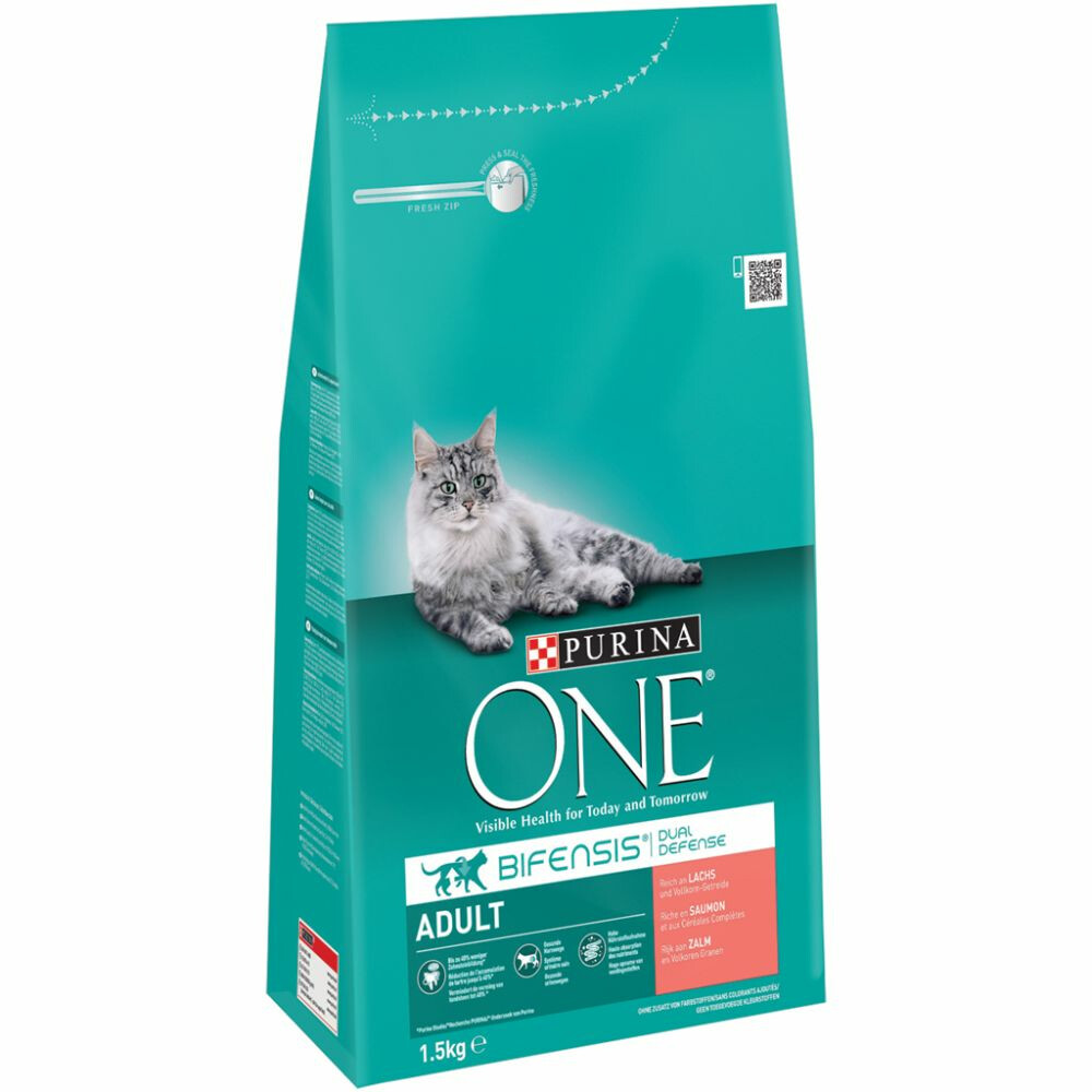 6x Purina One Adult Zalm - Volkoren Granen 1