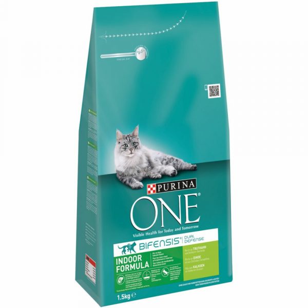 Purina One Indoor Kalkoen 1