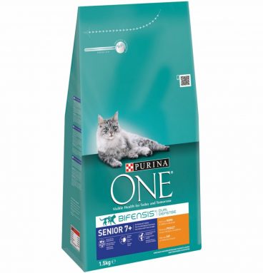 6x Purina One Senior Kip - Volkoren Granen 1