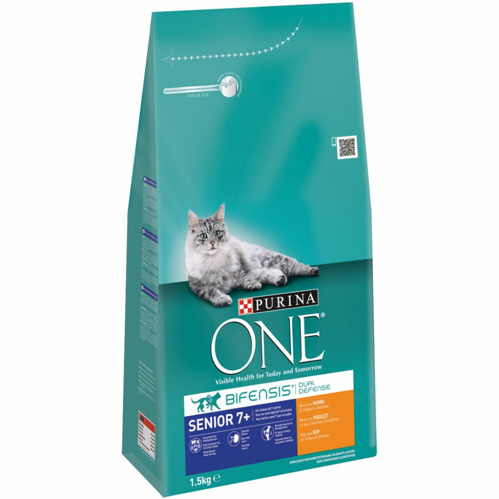 6x Purina One Senior Kip - Volkoren Granen 1