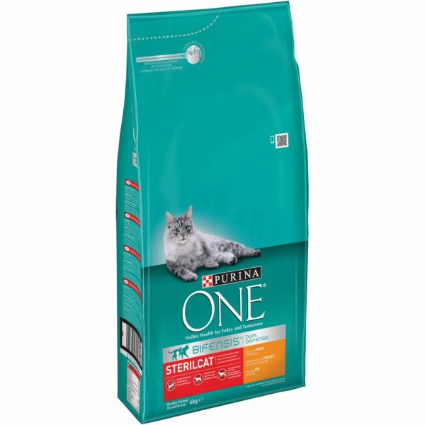 Purina One Sterilcat Kip - Tarwe 6 kg