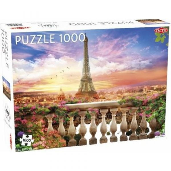 Puzzel Around the World: Eiffel Tower Parijs 1000 stukjes