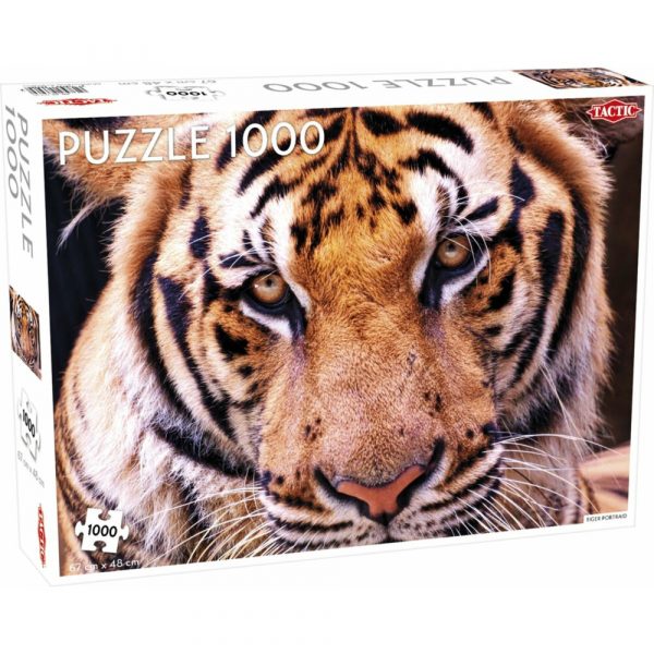 Puzzel Dieren: Tijger Portrait 1000 stukjes