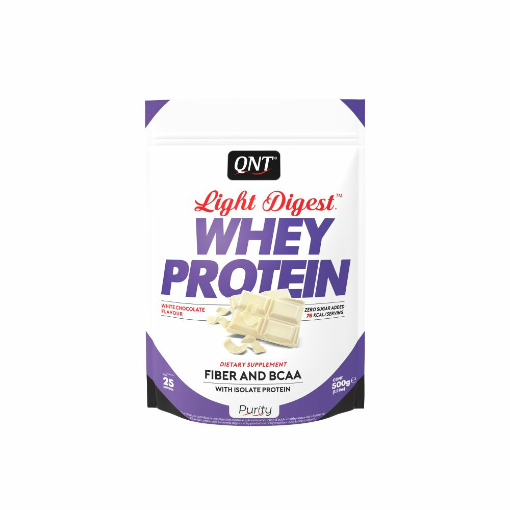 6x QNT Light Digest Whey Protein White Chocolate 500 gr