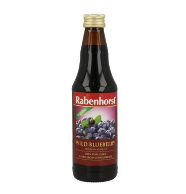 3x Rabenhorst Bosbessen 100% Bio 330 ml