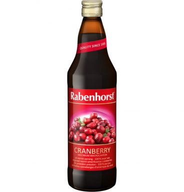 3x Rabenhorst Cranberrysap 100% 750 ml