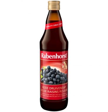 3x Rabenhorst Druivensap&IJzer 750 ml