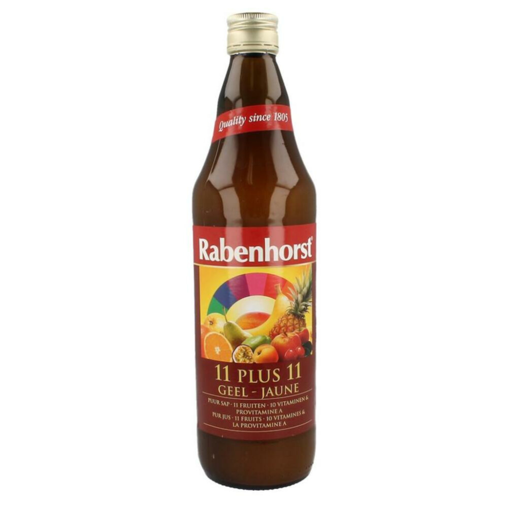 3x Rabenhorst Multivruchtensap 11+11 750 ml