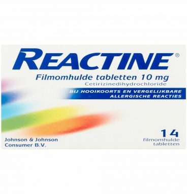 Reactine 10mg 14 tabletten