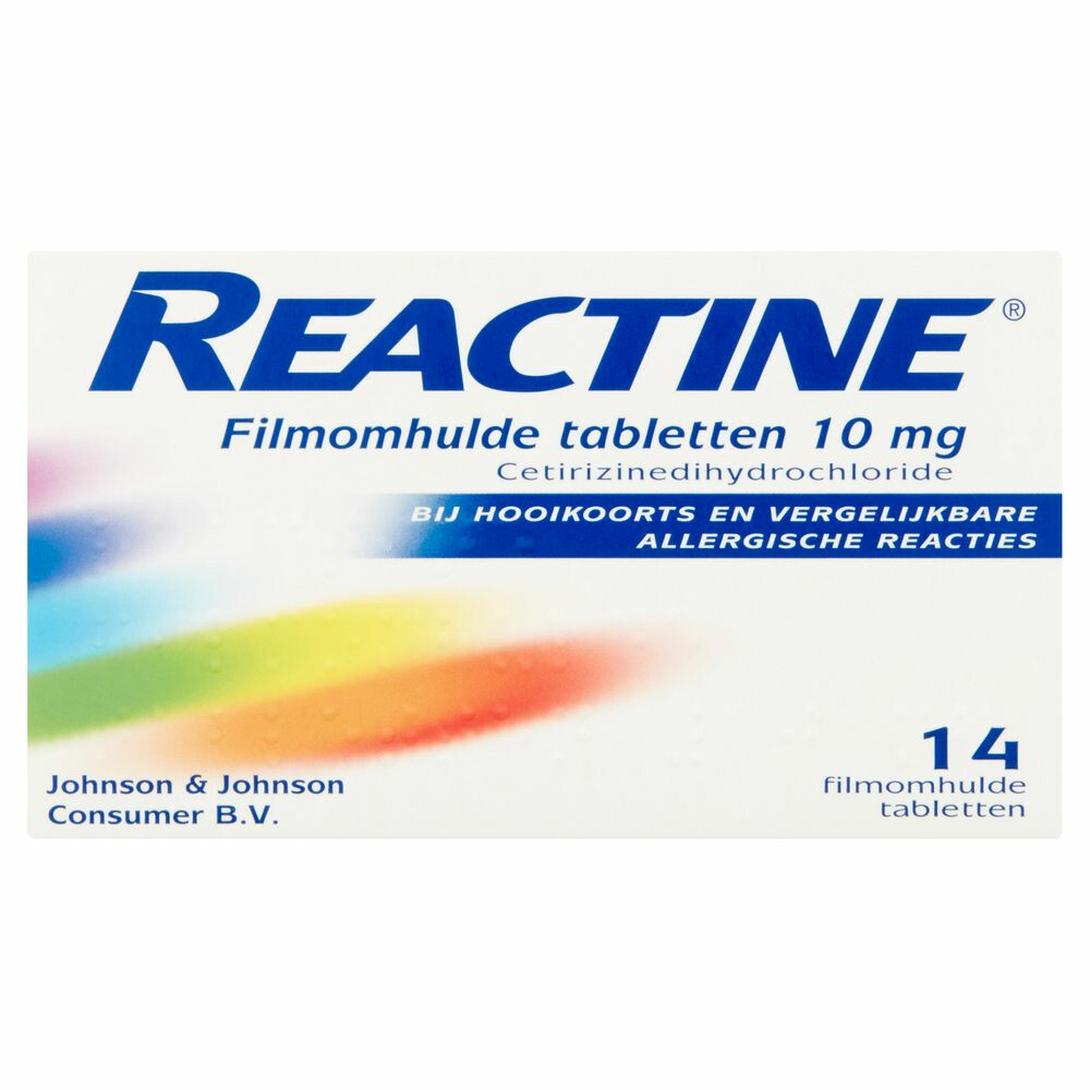 Reactine 10mg 14 tabletten