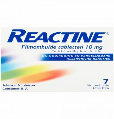 Reactine 10mg 7 tabletten