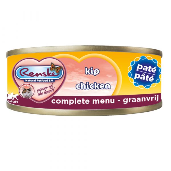 Renske Kattenvoer Paté Kip 70 gr