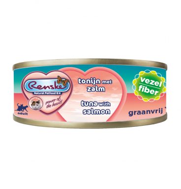 Renske Kattenvoer Vezel Tonijn - Zalm 70 gr