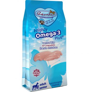 Renske Mighty Omega Plus Hondenvoer Kip 3 kg