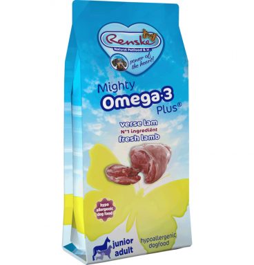 Renske Mighty Omega Plus Krokant Hondenvoer Lam 15 kg