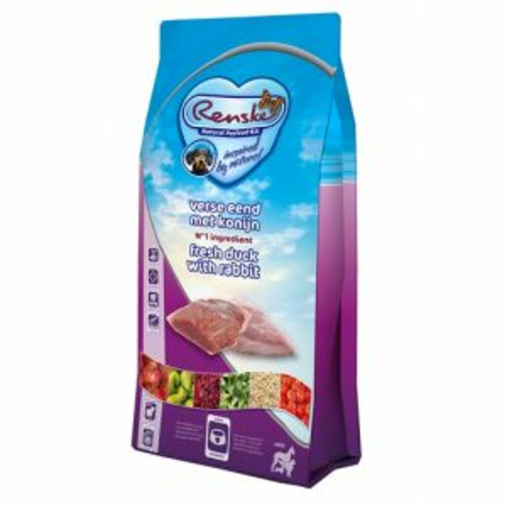 Renske Super Premium Adult Eend - Konijn 12 kg