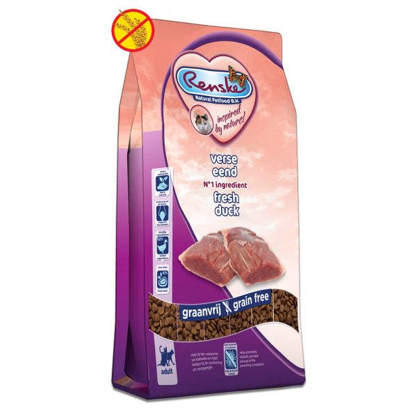 Renske Super Premium Kat Adult Eend 6 kg