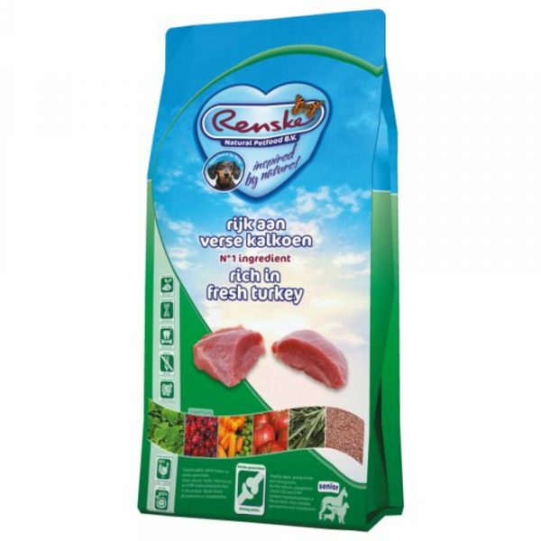 Renske Super Premium Senior Kalkoen Graanvrij 12 kg