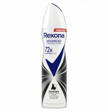 6x Rexona Deodorant Spray Invisible Black&White 150 ml