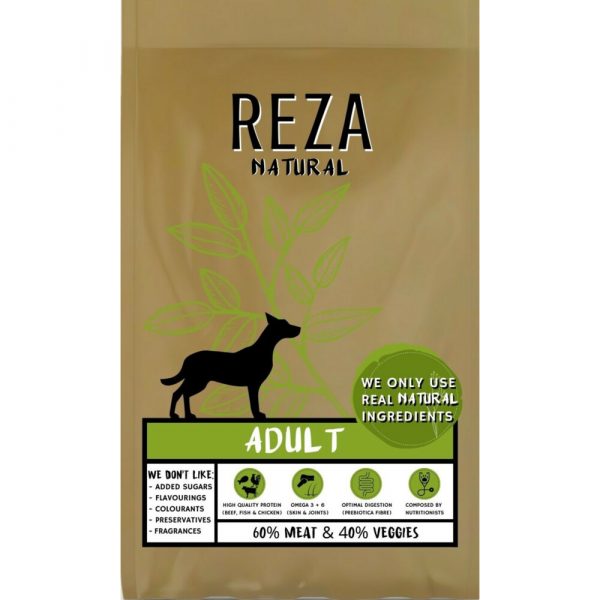 Reza Natural Hondenvoer Adult 12 kg