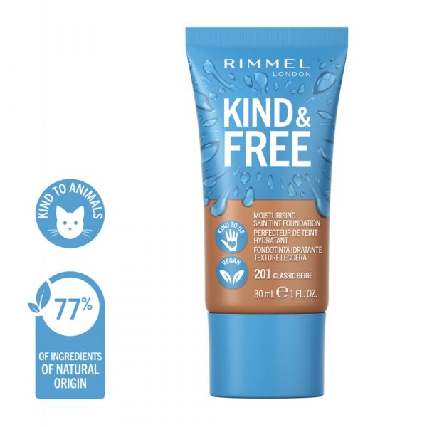 Rimmel KIND&FREE Vegan Foundation 201 Classic Beige 30 ml