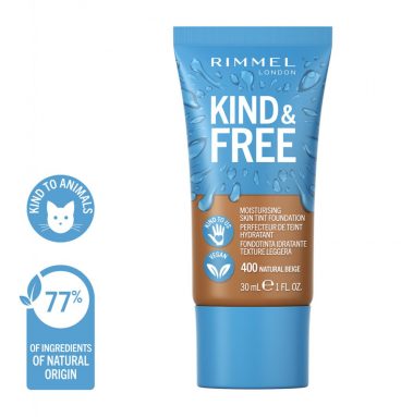 Rimmel KIND&FREE Vegan Foundation 400 Natural Beige 30 ml