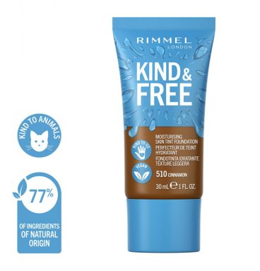 Rimmel KIND&FREE Vegan Foundation 510 Cinnamon 30 ml