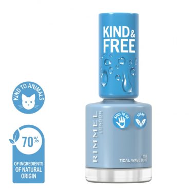 Rimmel KIND&FREE Vegan Nagellak 152 Tidal Wave Blue 8 ml