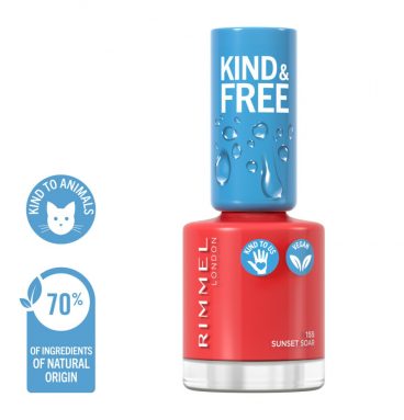 Rimmel KIND&FREE Vegan Nagellak 155 Sunset Soar 8 ml