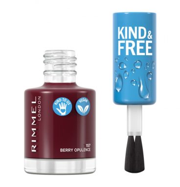 Rimmel KIND&FREE Vegan Nagellak 157 Berry Opulence 8 ml