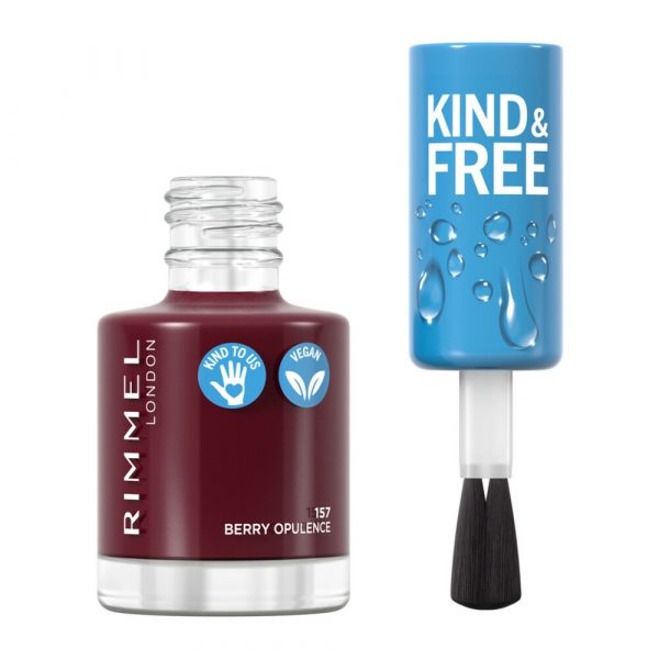 Rimmel KIND&FREE Vegan Nagellak 157 Berry Opulence 8 ml