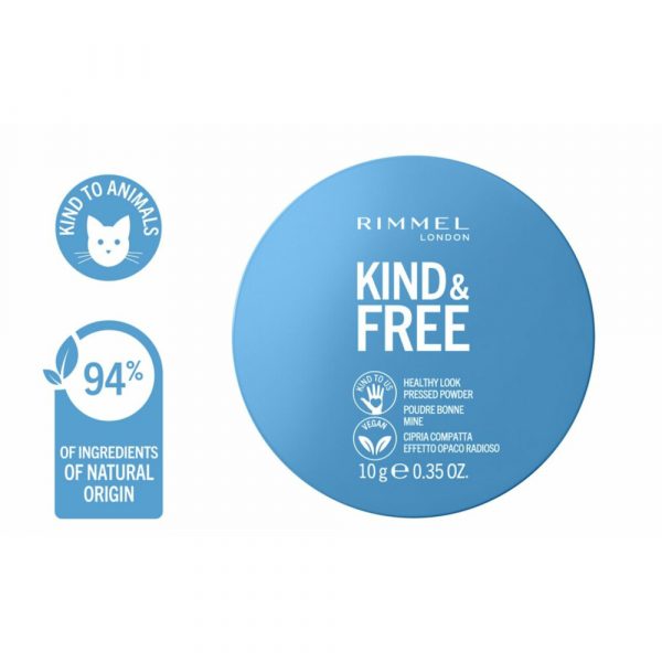 Rimmel KIND&FREE Vegan Pressed Powder 010 Fair