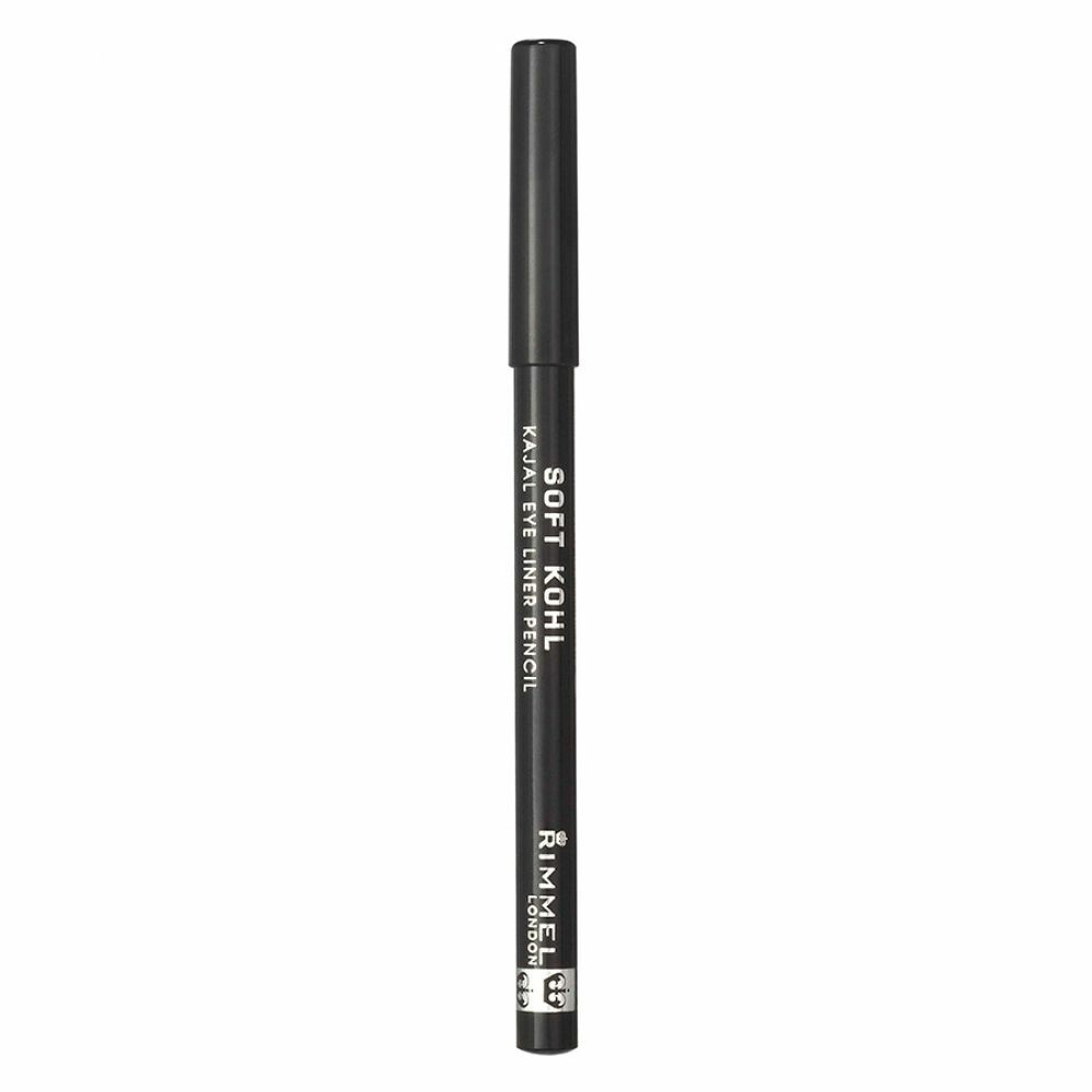 3x Rimmel Soft Kohl Kajal Eye Pencil 061 Jet Zwart