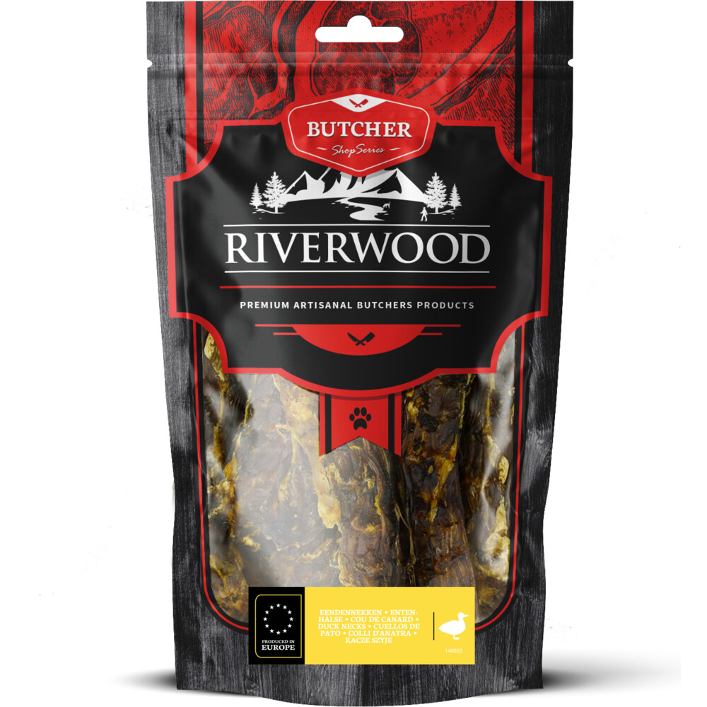 6x Riverwood Eendennekken 200 gr