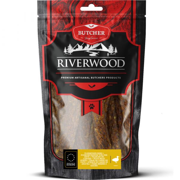 Riverwood Vleesstrips Eend 150 gr