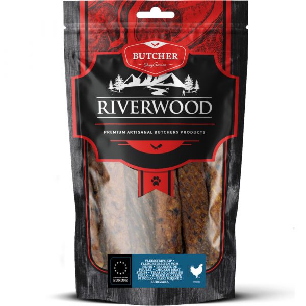 6x Riverwood Vleesstrips Kip 150 gr